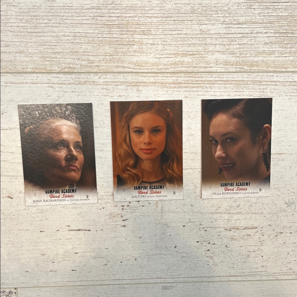 Vampire Academy Blood Sisters Trading Cards #11 #12 #13